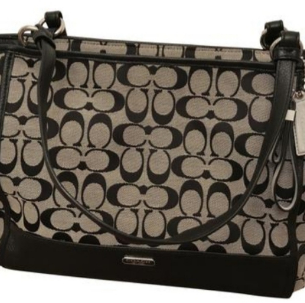 Carrie Monogram Coach tote/purse